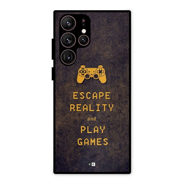 Escape Reality Metal Back Case for Galaxy S22 Ultra 5G