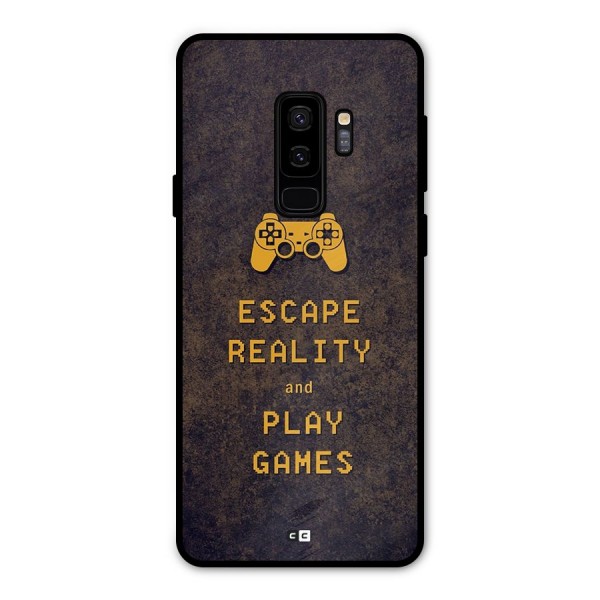 Escape Reality Metal Back Case for Galaxy S9 Plus