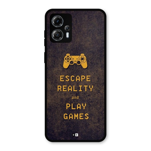 Escape Reality Metal Back Case for Moto G13