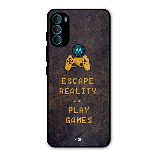 Escape Reality Metal Back Case for Moto G71 5G