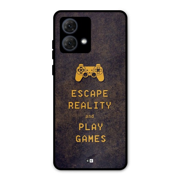 Escape Reality Metal Back Case for Moto G84