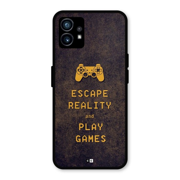 Escape Reality Metal Back Case for Nothing Phone 1