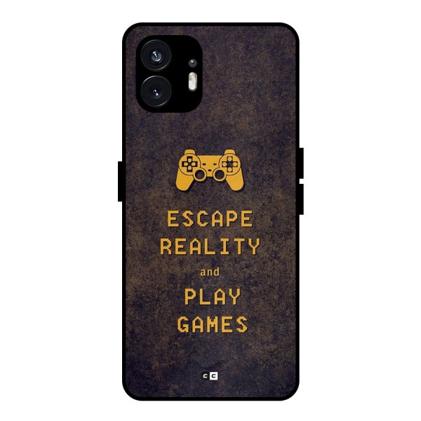 Escape Reality Metal Back Case for Nothing Phone 2