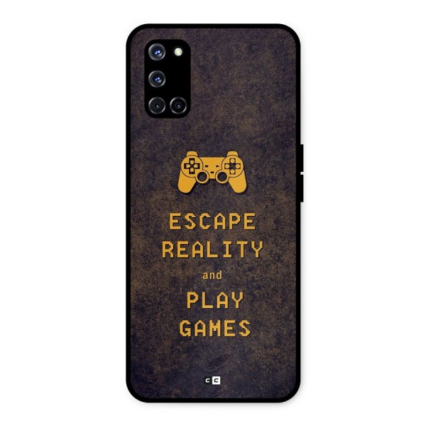 Escape Reality Metal Back Case for Oppo A52