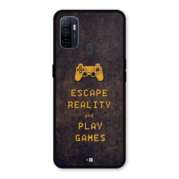 Escape Reality Metal Back Case for Oppo A53