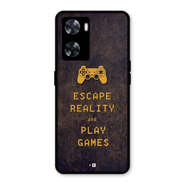 Escape Reality Metal Back Case for Oppo A77