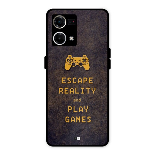 Escape Reality Metal Back Case for Oppo F21s Pro 4G