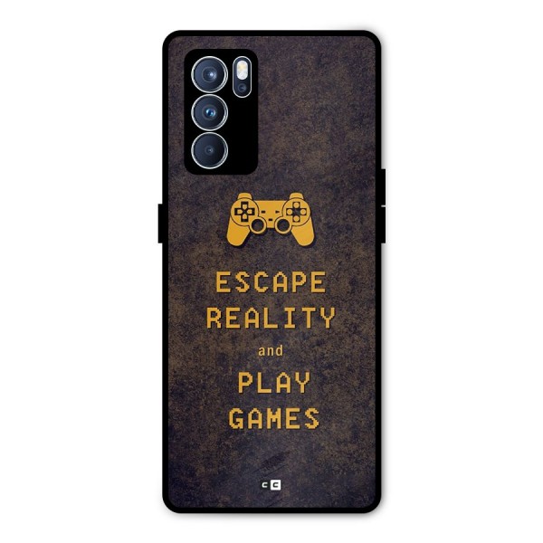 Escape Reality Metal Back Case for Oppo Reno6 Pro 5G