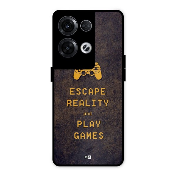 Escape Reality Metal Back Case for Oppo Reno8 Pro 5G