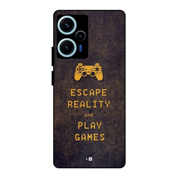 Escape Reality Metal Back Case for Poco F5