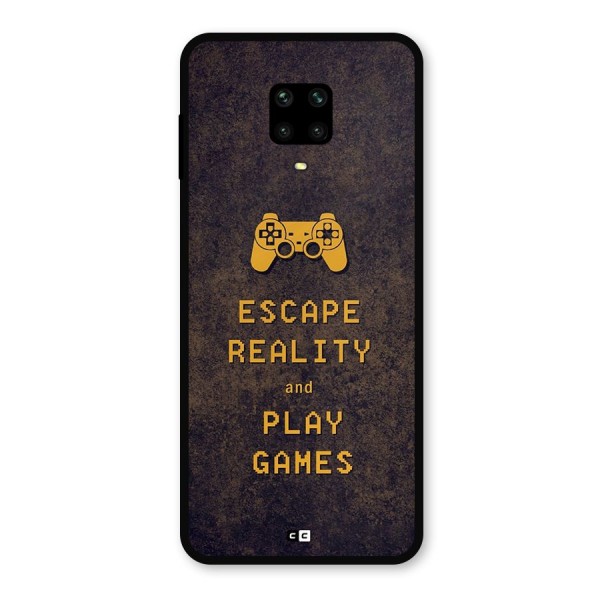 Escape Reality Metal Back Case for Poco M2