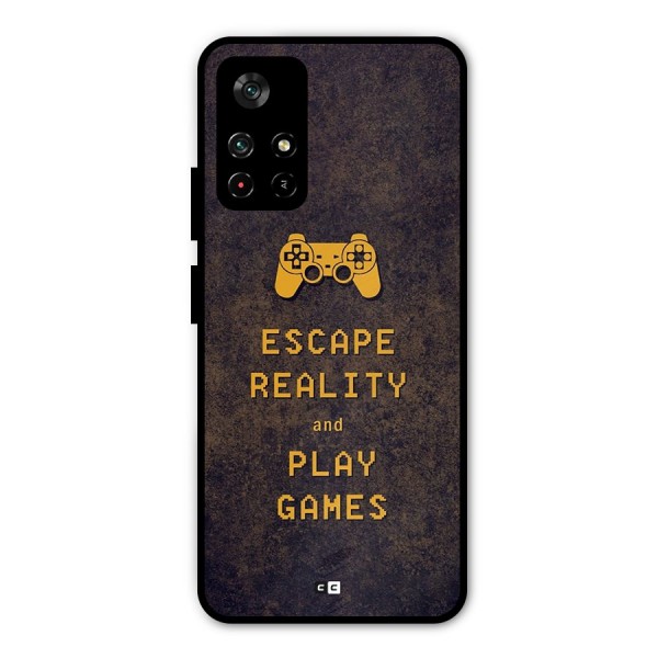 Escape Reality Metal Back Case for Poco M4 Pro 5G