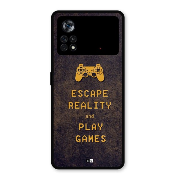 Escape Reality Metal Back Case for Poco X4 Pro 5G