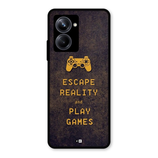 Escape Reality Metal Back Case for Realme 10 Pro