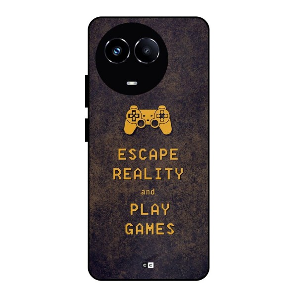 Escape Reality Metal Back Case for Realme 11X