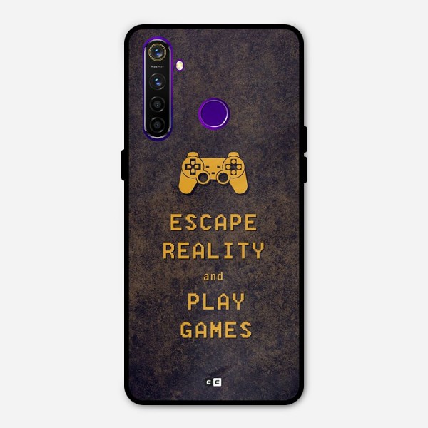 Escape Reality Metal Back Case for Realme 5 Pro