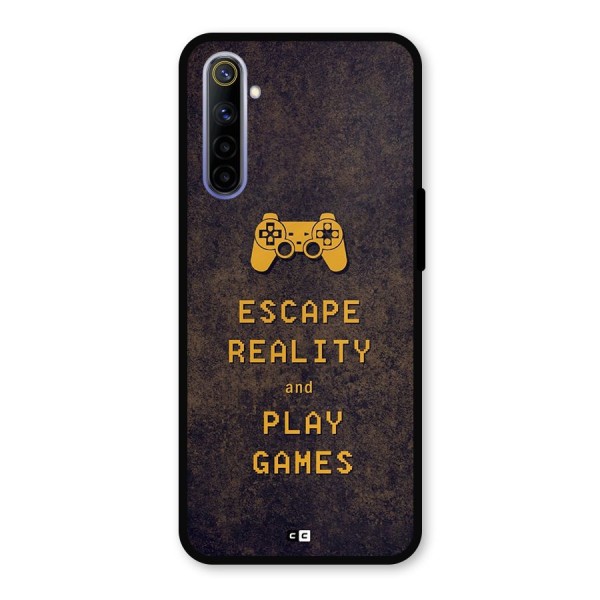 Escape Reality Metal Back Case for Realme 6