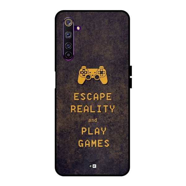 Escape Reality Metal Back Case for Realme 6 Pro