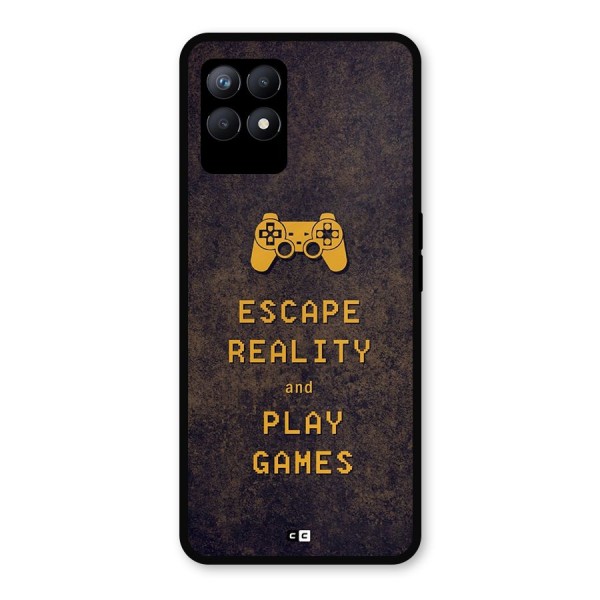 Escape Reality Metal Back Case for Realme 8i