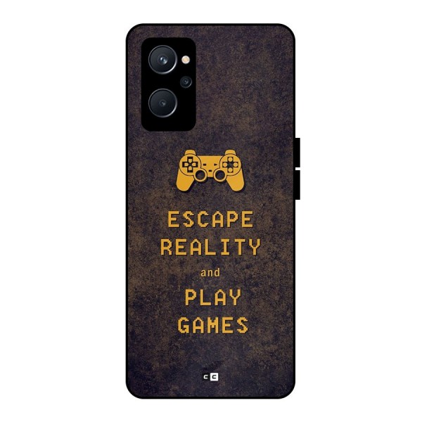 Escape Reality Metal Back Case for Realme 9i 5G