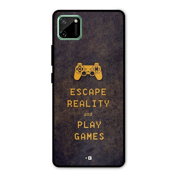 Escape Reality Metal Back Case for Realme C11