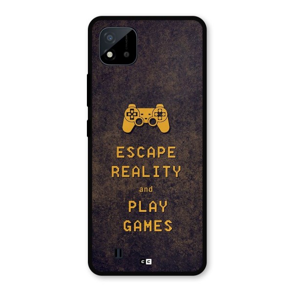 Escape Reality Metal Back Case for Realme C11 2021