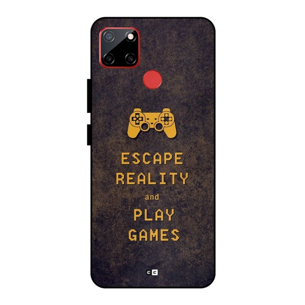 Escape Reality Metal Back Case for Realme C12