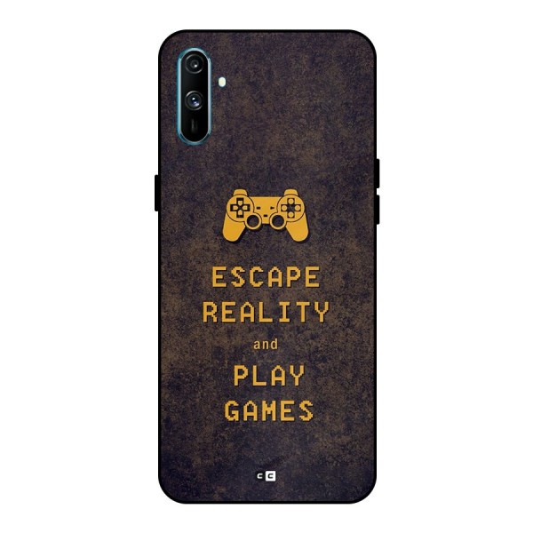 Escape Reality Metal Back Case for Realme C3