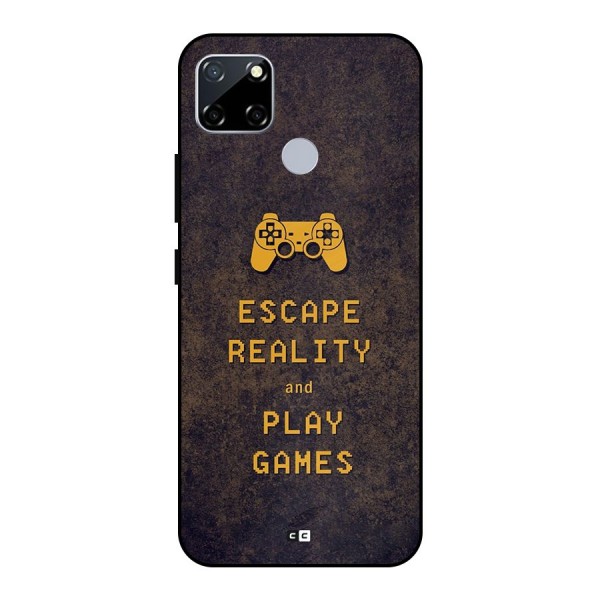 Escape Reality Metal Back Case for Realme Narzo 20