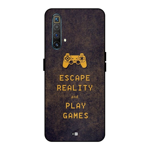 Escape Reality Metal Back Case for Realme X3