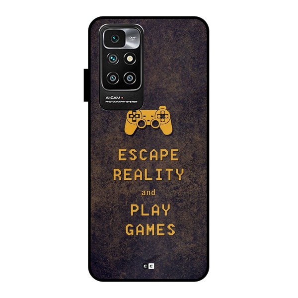 Escape Reality Metal Back Case for Redmi 10 Prime