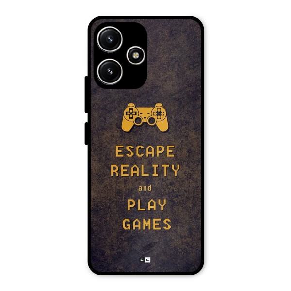 Escape Reality Metal Back Case for Redmi 12 5G