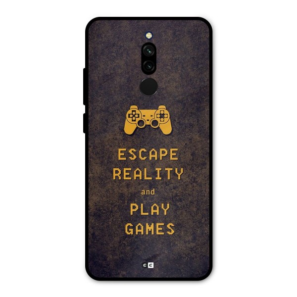 Escape Reality Metal Back Case for Redmi 8