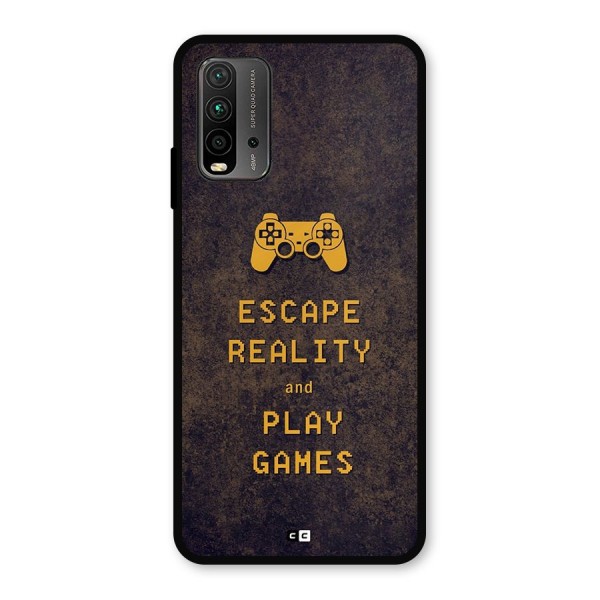 Escape Reality Metal Back Case for Redmi 9 Power