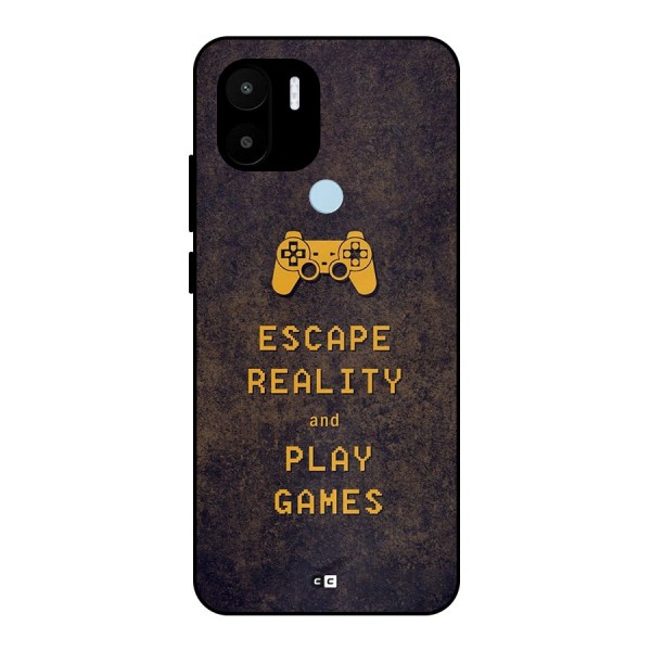 Escape Reality Metal Back Case for Redmi A1 Plus