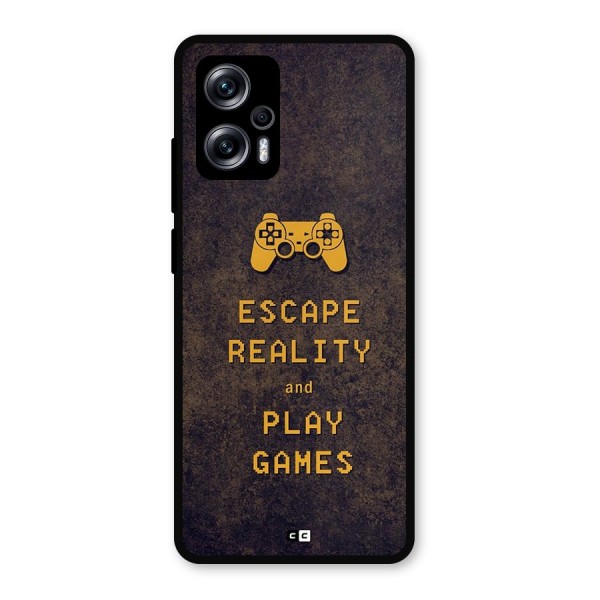 Escape Reality Metal Back Case for Redmi K50i