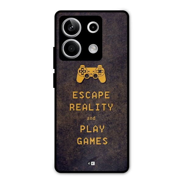 Escape Reality Metal Back Case for Redmi Note 13 5G