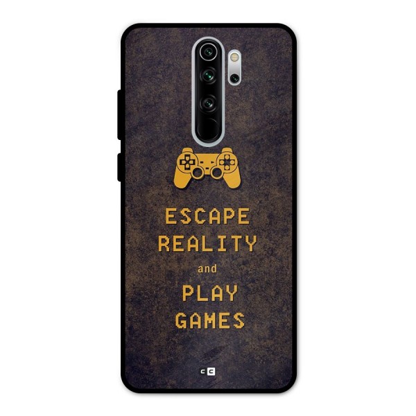 Escape Reality Metal Back Case for Redmi Note 8 Pro