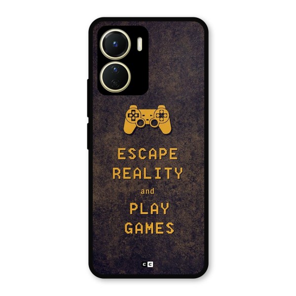 Escape Reality Metal Back Case for Vivo T2x