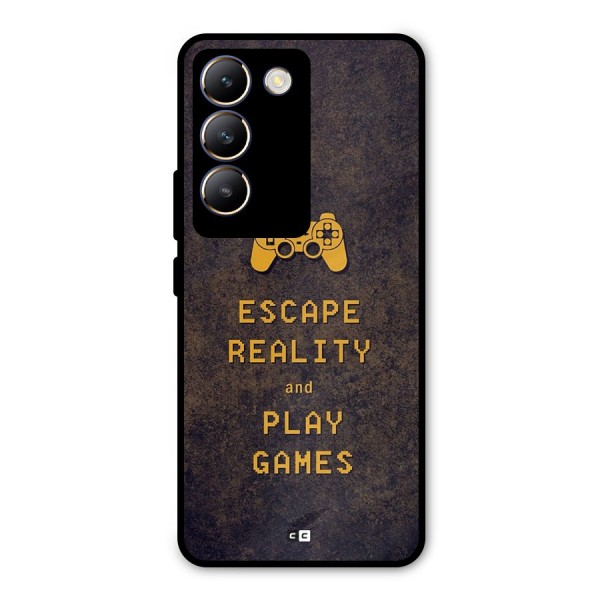 Escape Reality Metal Back Case for Vivo T3 5G