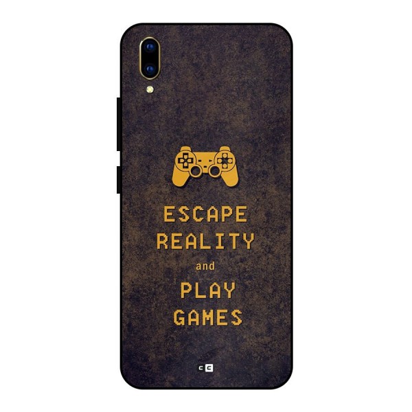 Escape Reality Metal Back Case for Vivo V11 Pro