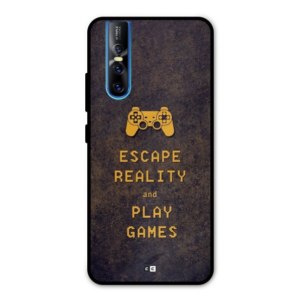 Escape Reality Metal Back Case for Vivo V15 Pro