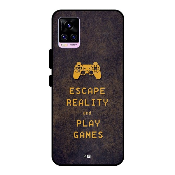 Escape Reality Metal Back Case for Vivo V20 Pro