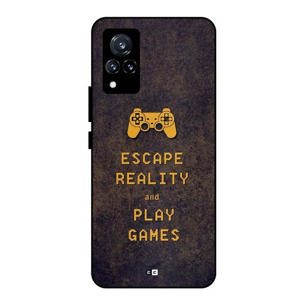 Escape Reality Metal Back Case for Vivo V21 5G