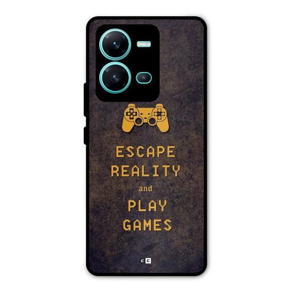 Escape Reality Metal Back Case for Vivo V25