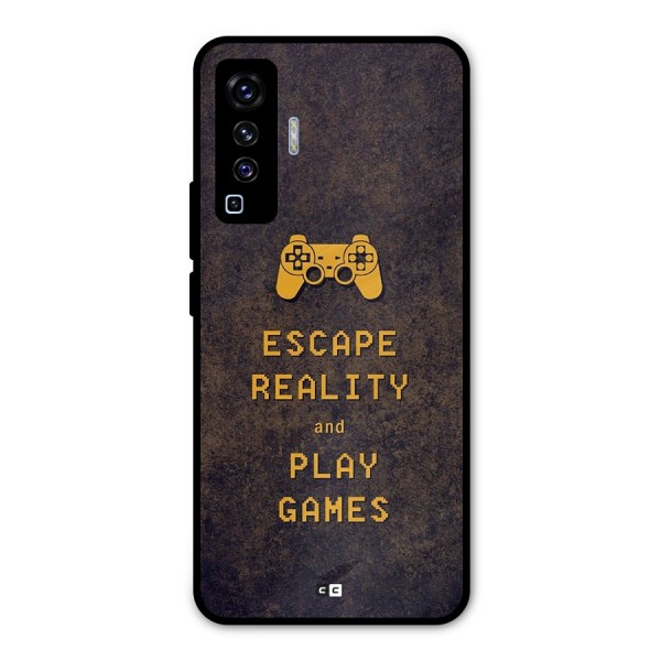 Escape Reality Metal Back Case for Vivo X50