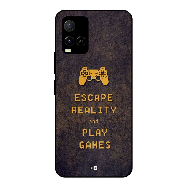 Escape Reality Metal Back Case for Vivo Y21