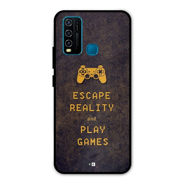 Escape Reality Metal Back Case for Vivo Y30