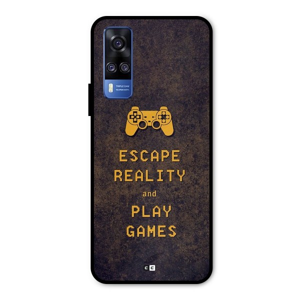 Escape Reality Metal Back Case for Vivo Y31