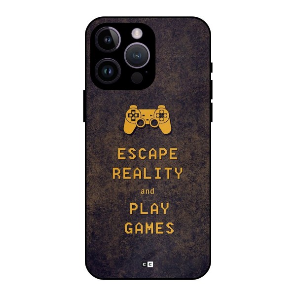 Escape Reality Metal Back Case for iPhone 14 Pro Max